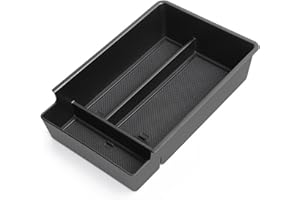 ‎JULIK JULIK Xpeng G6 Mittelkonsole Organizer 2023-2025 - wasserdichte ABS Armlehnenbox mit Anti-Rutsch Matte für Handy Schlüssel Karten