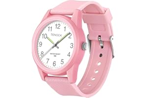 TENOCK OROLOGI PER BAMBINI PER RAGAZZI RAGAZZE L'APPRENDIMENTO DEL TEMPO 50M IMPERMEABILE OROLOGIO PER BAMBINI FACILE DA LEGGERE PER ETÀ 4-12 BAMBINI GRANDI REGALI DI COMPLEANNO