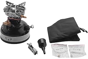 Bruafsir Cuisinière Extérieure Portable Mini Carburant Liquide Alcool Pique-Nique Brûleur Poêle à Pétrole Pots