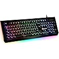 KLIM Domination AZERTY RGB Mechanical Keyboard - Blue Switches - Fast, Precise and Pleasant Typing - Gaming Mechanical Keyboa