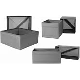 IKEA SKUBB kutu, 6'lı set, gri saklama b&ouml;lmesi YENİ