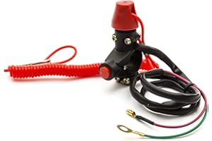 GIDDY UP! Teather Cut Off Cut Out Engine Kill Switch Lanyard Quad Buggy Mini Moto Pit Bike