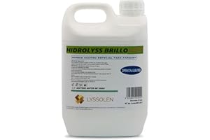 LYSSOLEN - Barniz al Agua para Parquet - Abrillantador y Reparador Madera Interior y Exterior - Protección Profesional para Suelos de Madera y Parquet - Incoloro, Acabado Brillante, 2 Litros