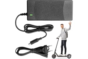 IXYHKB Caricatore Monopattino Elettrico per Xiaomi M365, 42V 2A Caricabatteria per Scooter Elettrico, Carica Batteria Monopattino Elettrico per Xiaomi M365 e Ninebot ES1 ES2 ES4