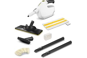 Karcher SC 1 Multi & Up &, Handheld Steam Cleaner with Floor Kit & Extra Accessories, 3 Bar Pressure, Quick Heat-Up