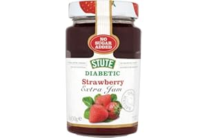 Stute Sans sucre ajouté diabétique Strawberry Jam (430g) - Paquet de 2