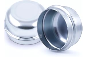 XIKE 2 Set 1.78" OD Trailer Bearings Dust Cap Grease Cap, Fits 3/4" Trailer Wheel Hub Axles.