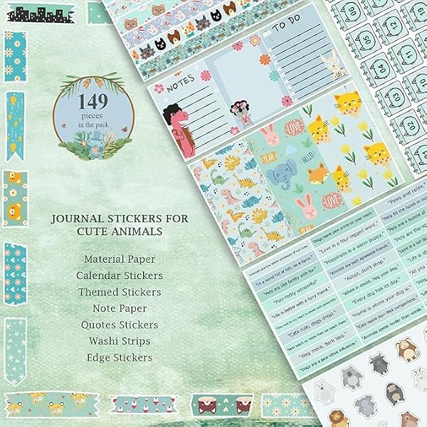 51 Stickers Tableau De Vision - Citations Motivantes Pour Planner Et Journal