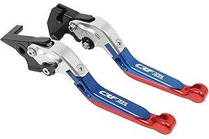 BPILOT Leve Manubrio per Honda CRF300L 2021 2022 2023 CRF 300L CRF 300 L Moto CNC Regolabile Pieghevole Allungabile Freno Leve di Frizione (Color : G)