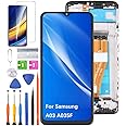 HLYGZX Screen Replacement for Samsung Galaxy A03 LCD Display,A035F A035F/DS A035M Display Touch Screen Digitizer Assembly Repair Parts with Kit（Black with Frame