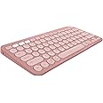 Logitech Pebble Keys 2 K380s, Multi-Device Bluetooth Wireless Keyboard with Customisable Shortcuts, Slim and Portable, Easy-Switch for Windows, macOS, iPadOS, Android, Chrome OS - Tonal Rose