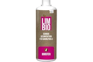 LIMBIO Booster, chlorfreie Wasserpflege für Whirlpool & Swim Spa, Schockbehandlung flüssig, 1 Liter