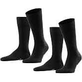 Falke Men's Happy 2-Pack Breathable Cotton Socks