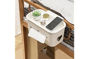 AYGCI Bett Organizer Zum Einhängen, Hängebett Organizer Aufbewahrungskorb Nachttisch Caddy Tasche Bettablage für Zuhause, Büro, Schule, Wohnheim, Zimmer, Etagenbett