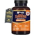 Organic Turmeric 2280mg (High Strength) with Black Pepper & Ginger - 180 Vegan Turmeric Capsules with Active Ingredient Curcumin I Soil Association Approved I UK Made by Prowise Healthcare