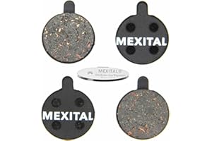 MEXITAL 2 Paires Plaquettes de Frein à Disque vélo pour Zoom DB280 DB350 DB450 DB550 DB650 Alongha SNG Apse Artek Apollo Shockwave X-Rated