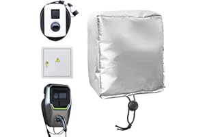 ENUTROF Wallbox daszek chroniący przed warunkami atmosferycznymi do stacji ładującej, montaż ścienny, tkanina Oxford, ochrona przed warunkami atmosferycznymi, osłona do Wallboxa, stacja ładująca EV (M)