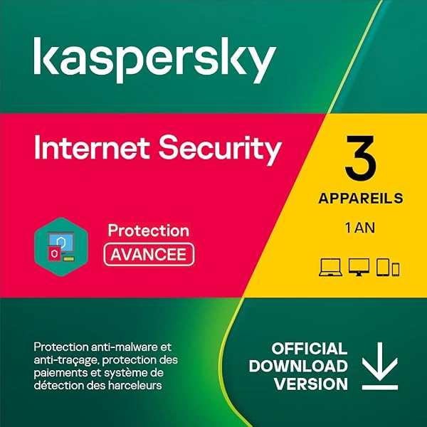 Kaspersky Security Cloud - Personal | 3 Appareils | 1 An | PC.