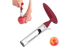 ZHUDAZHAO Apfelentkerner,Apfelausstecher Edelstahl,Apfelkernausstecher,Stabil Praktischer Apfelstecher,Kerngehäuse Ausstecher Apfel,Entkerner,Obstentkerner,Apfelkernentferner für Apple Corer,Birnen,Paprika