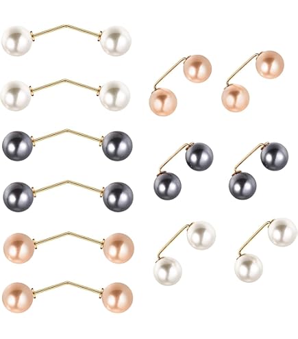 100 Set Di Spille A Perla Da 10mm Per Vestiti, Bottoni A Vite Riutilizzabili Senza Cucitura, Decorazioni Per Maglioni E Sciarpe Fai Da Te, Con Scatola Inclusa - 4