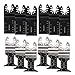 Produktbild OxoxO Wood/Plastic & Bi-metal Oscillating Multitool Quick Release Saw Blades for Fein, Porter Rockwell Cable ,Black & Decker ,Bosch Craftsman(6 pack)