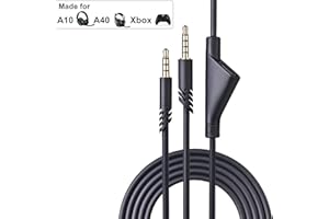 BAOLONGKING Astro A10 Ersatz-Lautstärkenkabel mit Lautstärkeregler, funktioniert auch mit A40/A40TR Gaming-Headsets, Xbox One PS4 Controller2m