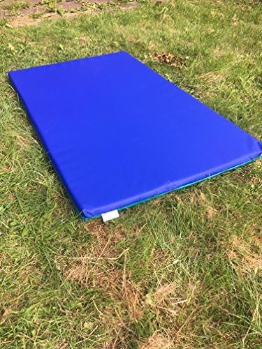 ABM Soft Play Gym Mat - Crash Mat - Exercise Mat - 610gsm PVC/High Density Foam - Blue - Green - Pink - Red - Yellow - 180cm x 120cm x 5cm