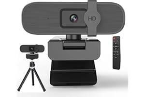 Nolansend 4K Webcam for PC, Auto-zoom,with remote control,Privacy Cover, White Balance, Webcam with Microphone, Plug & Play, 4K Web Camera for Laptop/Desktop, Video Calling,Conferencing