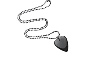 TIMBER TONES Fusion Tones fus-blkan-nk collar de púa de guitarra, negro