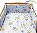 Produktbild BlueberryShop 2 tlg BABY BETTWÄSCHE SET KINDERBETTWÄSCHE BETTSET BETTDECKE+KISSENBEZÜGE 90 x 120 cm (35.5" x 47") (0-7Yrs) (120 x 90 cm) Blau 1