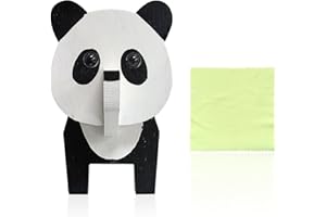 NYXSEAT 1 supporto per occhiali 3D a forma di panda in legno, puzzle in legno, supporto creativo per spettacoli, supporto per occhiali da sole, decorazione per ufficio e scrivania (panda)