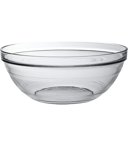 Saladier En Pâte De Verre H&H, Bleu Cobalt, 23 Cm, Albâtre, Neuf