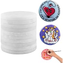 Guijarros Redondos Blancos para Pintar, 10 Piedras Planas para ...