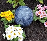  Kugel aus Edelstahl 10 cm Dekokugel Marmor blau Dekorationskugel Edelstahlkugel