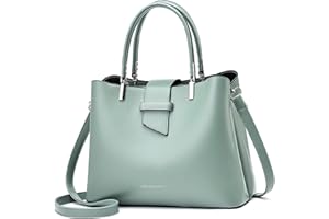 PORRASSO Sac à Main de Mode Sac Bandoulière pour Femme Sacs Poignée Supérieure Femelle PU Cuir Sac D'épaule Sac Portés Vert