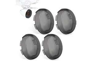 HOKUOTOLITE Blinkerslinssats, Främre/Bakre Bullet Blinkersljus Ersättningslinser Skydd för Harley Sportster 883 1200/Touring