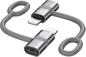 RAVIAD 36W USB C auf Lightning Adapter (2Stück), Lightning USB C Adapter für iPhone 14 13 12 11 Pro Max, Pad Pro/Air 5/Mini 6, Pod Nano/Touch mit Anti-Verlust-Seil, Nicht für Audio/OTG