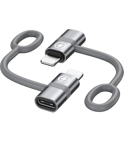 Omivine Adattatore USB-C A Lightning 2 Pezzi – Ricarica PD 36W E Trasmissione Dati 480Mbps Per IPhone E IPad (No OTG)