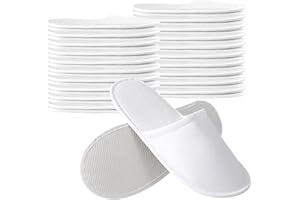 Taimimy 20 Paia di Pantofole Spa Hotel Lavabile Donne Uomini, Pantofole Hotel Monouso, Pantofole da Ospite Confortevoli Morbide Antiscivolo per Hotel e Spa Casa Viaggi