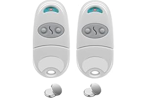 SUOXIOM 2Pcs Garagentor Handsender,Universal Tor Garagentor Fernbedienung mit 433,92MHz NA,EE,EV, Universal Funk Fernbedienung Garage, Garagentor Fernschalter 433.92MHz für Garagentor Tor