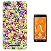 Produktbild c1059 - Cool Fun Funny Emoji Wallpaper Crown Princess Poop Devil Smiley Love Heart Design Wiko Jerry Fashion Trend Silikon Hülle Schutzhülle Schutzcase Gel Rubber Silicone Hülle