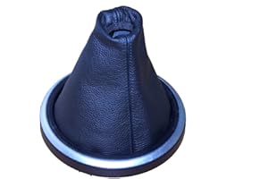 The Tuning-shop Ltd - Soufflet de levier de vitesse manuel pour Ford - Cuir noir