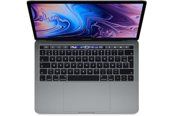 (2019) Apple MacBook Pro 13, Core i5 8Go 256Go SSD Retina Touch ID Touch Bar, (MUHN2FN/A) - AZERTY Français - Gris Sidéral (Reconditionné)