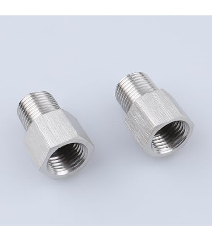 US -3 AN AN3 Male To M10 X 1.0 Metric Stainless Steel Brake Fuel - Foto 6