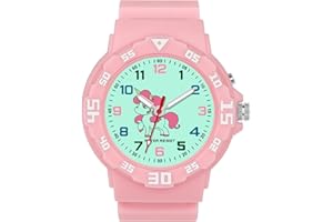 TENOCK Orologio Analogico Per Bambini Per Ragazzi E Ragazze Orologio Per Bambini Con Luce Notturna 30 M Impermeabile Per 4-12 Anni Per Insegnamento Del Tempo O Regali Per Bambini