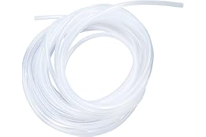 Silicone Tube Food Grade Hoses 4mm ID x 6mm OD 8m, LAVMHAB Flexible Silicone Rubber Tubing Water Air Pipes Clear