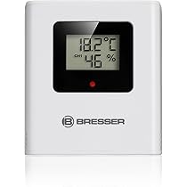 Stazione Meteo Wireless GreenBlue GB151 - Sensore Esterno, DCF, Display LCD Multicolore, Ricarica USB