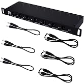 GeeekPi 10 Inch Rack Mount PDU, DC PDU Lite 7-CH 0.5U Power Distribution Unit for DeskPi RackMate T1/T0/T2/T0 Plus/T1 Plus/TL