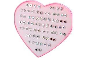 Fancy Pumpkin 36 pares de pendientes hipoalergénicos del perno prisionero fijaron el favor de partido para las muchachas de las mujeres embroma el regalo de la Navidad