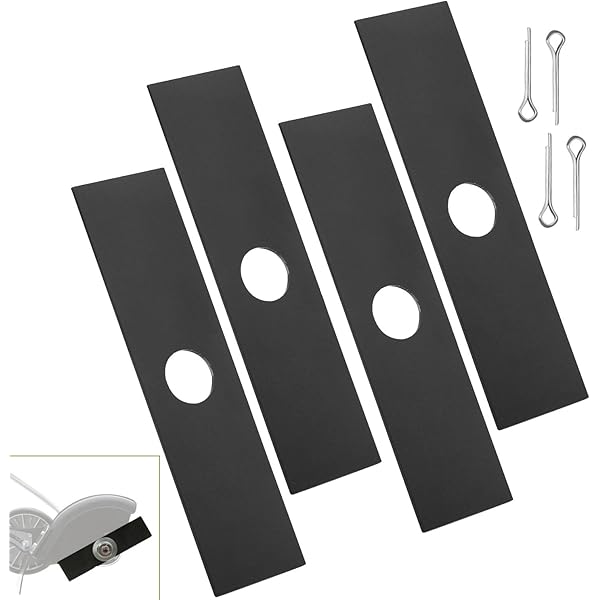 Ryobi 4 Stück, Ersatzklingen für Kantenstreicher 613223, Echo 